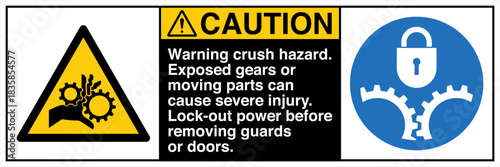 Safety Sign Signage CAUTION M...