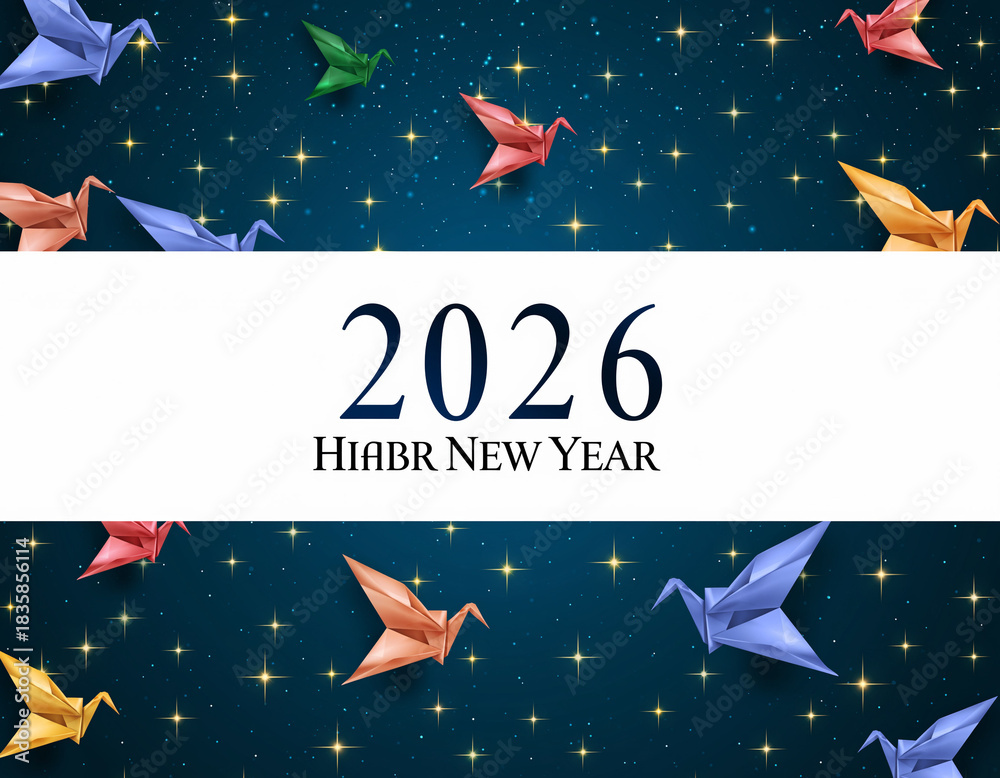 Fototapeta premium Happy New Year 2026 and Christmas Pictures – Festive Holiday Images & Celebration Photos 2026 