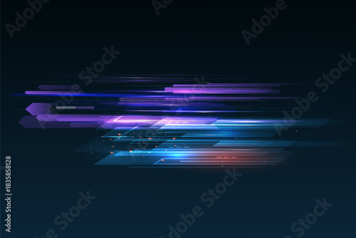 futuristic energy background. Fast Speed Interface Background For Race Games.