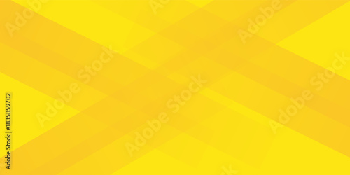 Modern futuristic graphic abstract background. Yellow background with stripes. Bright poster texture design, vector