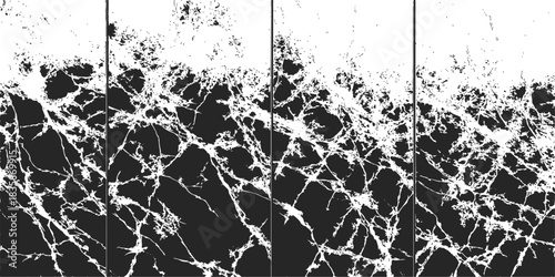 Vintage black and white leopard print grunge texture background illustration pattern design