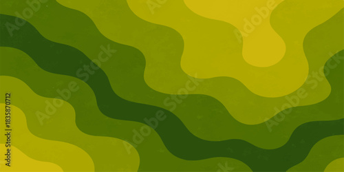 Seamless green abstract wave pattern for vector illustration backdrop design