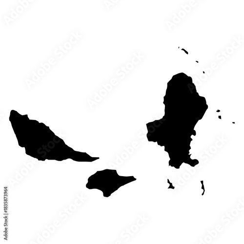 Map of Wallis And Futuna black