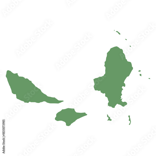 Map of Wallis And Futuna green