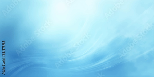 Blue abstract background texture of summer sky, water, and sea waves with light reflection