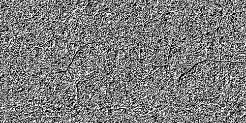 Grayscale noise texture with fine grain and subtle cracked lines, creating an abstract rough surface. Ideal for backgrounds, overlays, grunge designs, and digital art needing detailed textured depth..