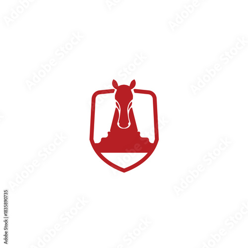 Knight chess horse logo design