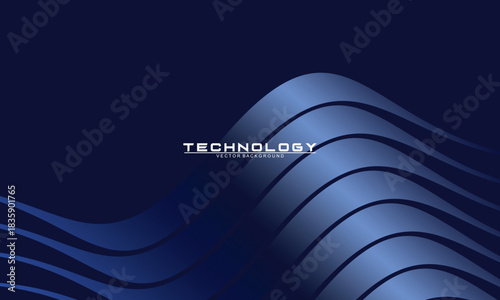 Premium background design with dark blue luxury motif. Vector horizontal template, for digital lux business banners, contemporary formal invitations, luxury vouchers, gift certificates, etc.	