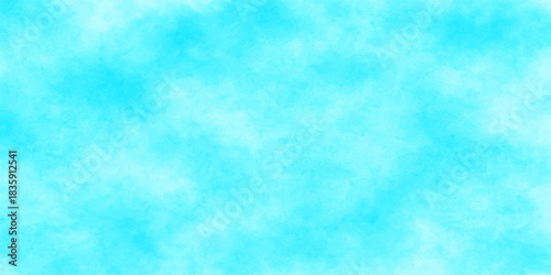 Abstract blue watercolor pattern on vintage textured paper background with light grunge design