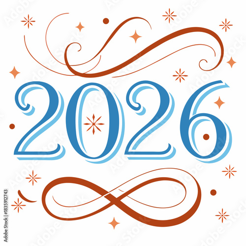 Elegant minimalist new year s eve celebration graphic