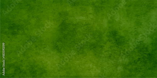 Green grass background with a stained, old, and textured paper pattern backdrop