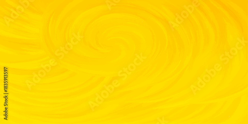 Abstract orange and yellow liquid art pattern with a golden swirl motion texture backdrop