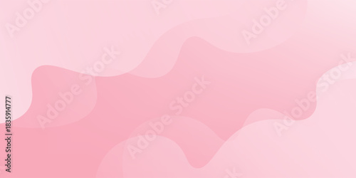 Abstract white-pink curve background, pink dynamic wallpaper with wave shapes