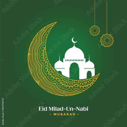 Milad-un-nabi mubarak festival background