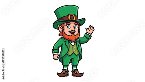 Celebrate International Beer Day with a Festive Leprechaun Illustration