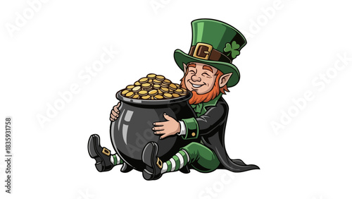 Leprechaun with Pot of Gold A Symbol of Luck and Fortune for St