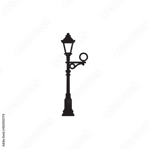 street lamp isolated . vector eps 10