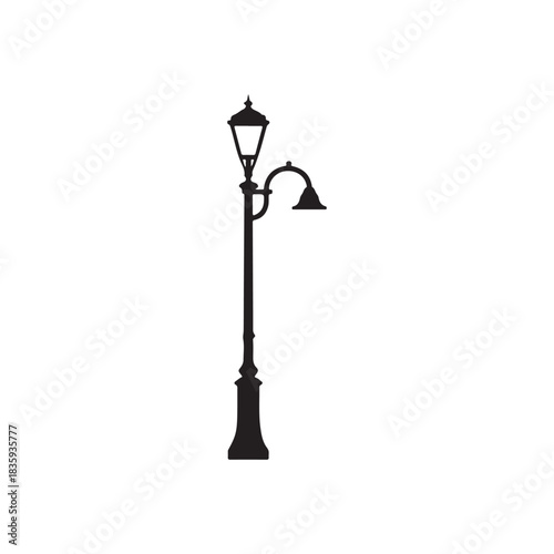 street lamp isolated . vector eps 10