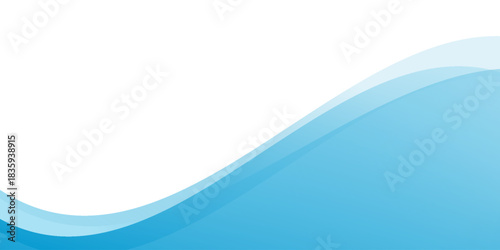 Abstract blue background with light.