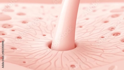 Subtle skin pore detail animation for realistic integument texture maps and design