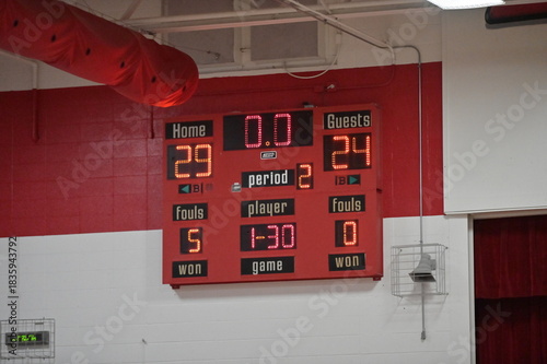 Slika na platnu Scoreboard