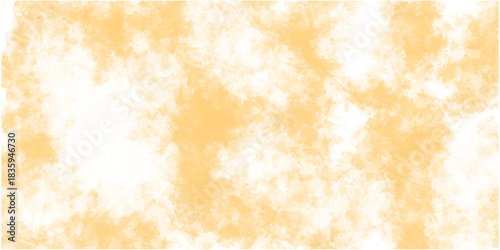 Orange watercolor abstract background texture.