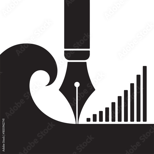 Pen Carving the Wave of Success Achieving Growth and Impact in Content Creation and Data Analysis