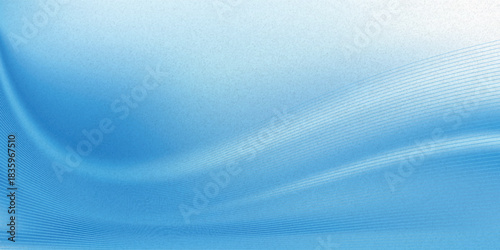Abstract light blue background with smooth curves. Soft blue wavy background.