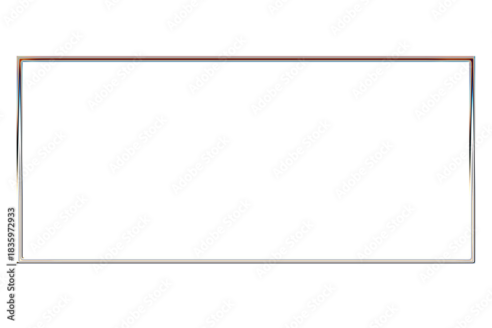 Obraz premium iridescent border frame