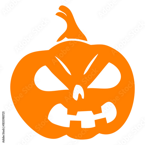 Scary Halloween Pumpkin