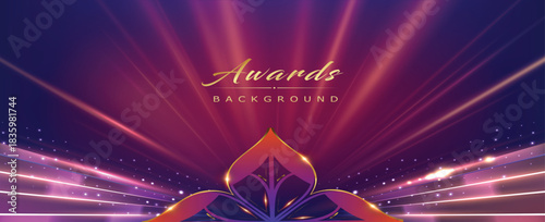 golden blue pink award background leaf flower lotus 