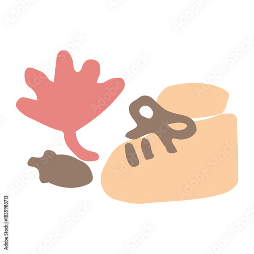 幼稚園・保育園の年間行事アイコン｜秋の遠足（Autumn Field Trip）