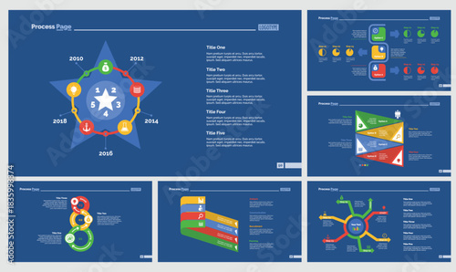 Six Business Presentation Templates Set