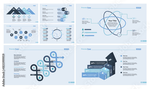 Nine Business Slide Template Set