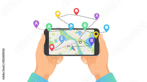 Navigate effortlessly with a modern route planning app on your phone, perfect for business or personal travel and location mapping solutions today