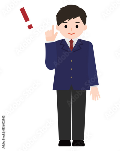 気づきを得た男の子