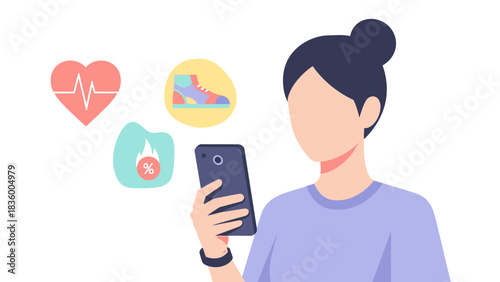 Stay motivated with a fitness app on your smartphone, track your health and wellness goals and achieve a healthier lifestyle today!