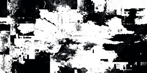 Abstract black and white grunge texture background distressed dirty vintage overlay artistic wallpaper dark.