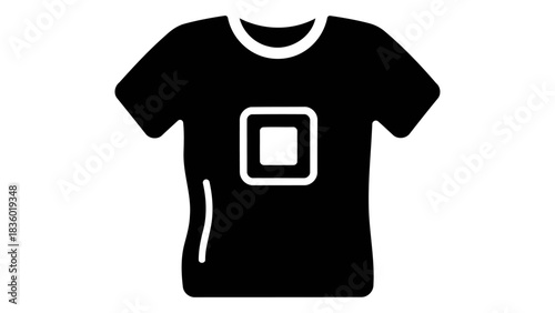 Smart clothing icon representing wearable technology integrated into apparel, a modern textile innovation for fashion an