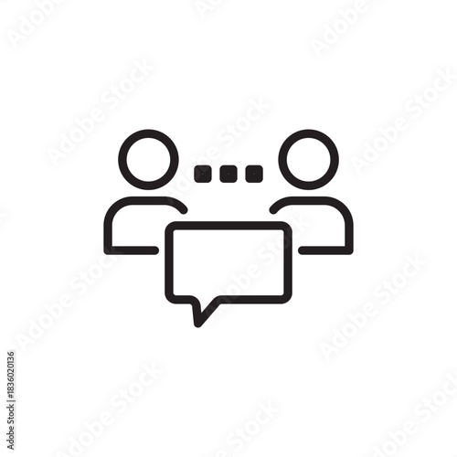 Daily stand-up icon symbolizing brief status updates, time-boxed meetings, and daily alignment, representing agile project management, Scrum, team synchronization, and progress tracking.