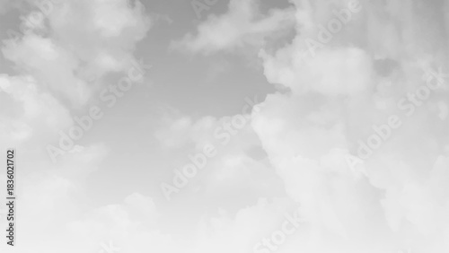 Dramatic Storm Clouds Background. The beautiful dark rainy clouds in the sky vector illustration.