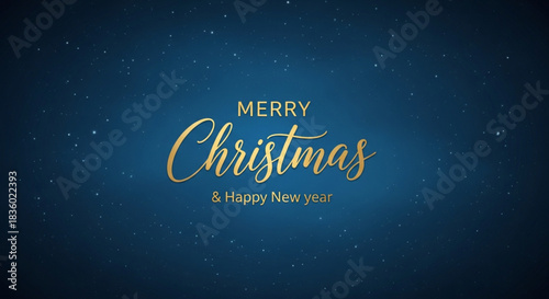 Merry Christmas and Happy New Year Greeting Card . Merry Christmas And Happy New Year Web Banner Blurred Background Vector Illustration . Merry Christmas and Happy New Year background
