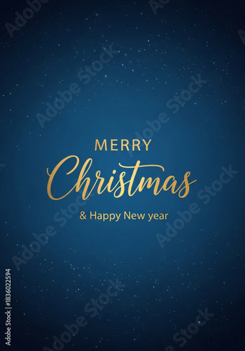 Merry Christmas and Happy New Year Greeting Card .  Merry Christmas And Happy New Year Web Banner Blurred Background Vector Illustration . Merry Christmas and Happy New Year background. 