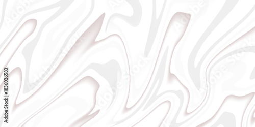 Abstract Elegant Gold White Marble Texture Background. White gray liquid acrylic or marble texture. Abstract background with curved stripes or chaotic lines.  ink backdrop with wavy pattern. 
