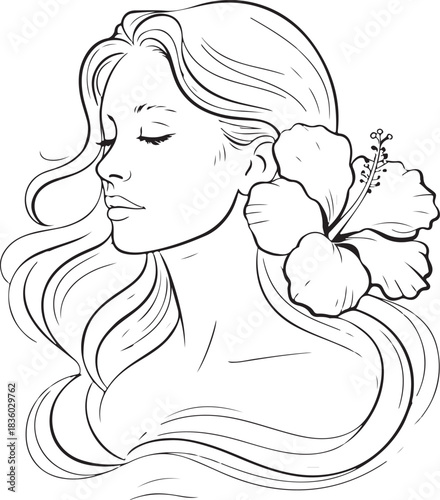 Woman Face SVG, Fashion Silhouette Cut Files PNG, cinderella fairygodmother svg