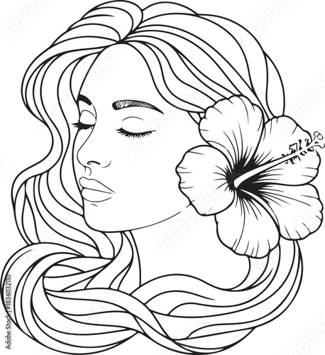 Woman Face SVG, Fashion Silhouette Cut Files PNG, cinderella fairygodmother svg