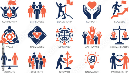 Hand Holding Heart Icon, Two Styles Set with Line Art and Silhouette for Love, Care, Donation, Charity, Generosity, Health, and Emotional Support Symbols