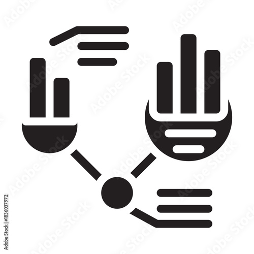 Market Trend Solid Icon