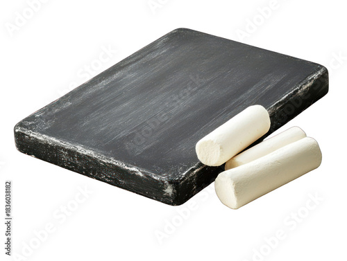 Blackboard and Chalk Set, Ideal for Educational Material and Creativity