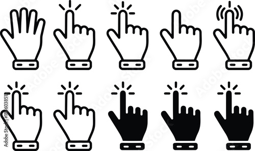 Park outdoor elements glyph icons set on transparent background isolated on white background, illustration